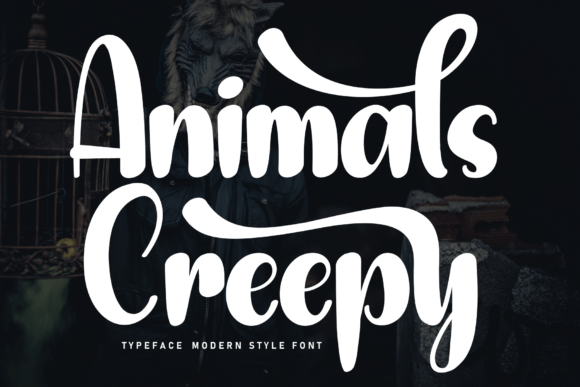 Animals Creepy: A Sweet & Polished Font for Small Business Branding