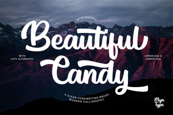 Beautiful Candy: A Designer’s Take on This Clean Handwriting Font