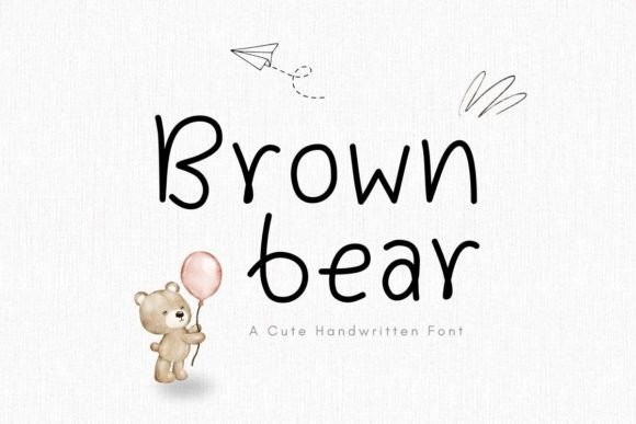 Brown Bear: A Playful Handwritten Font for Campaign Creativity