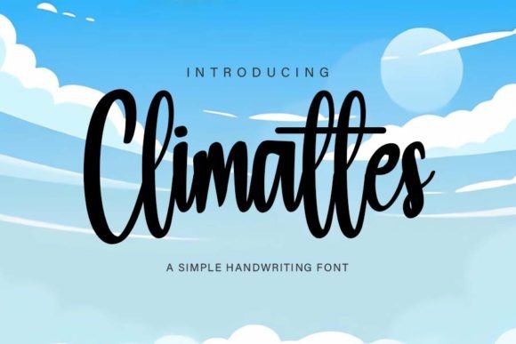 Climattes: The Handwritten Font That Elevates Campaign Visuals