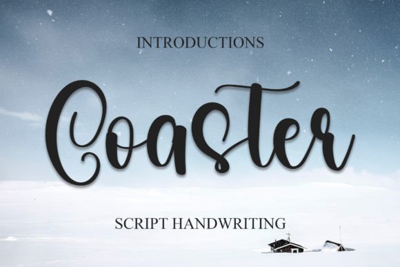 Coaster: A Handwritten Font That Brings Elegance to Real-World Branding