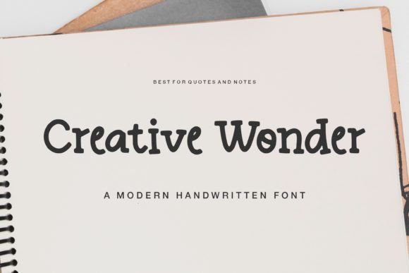 Creative Wonder: A Designer’s Go-To Script Font for Authentic Branding