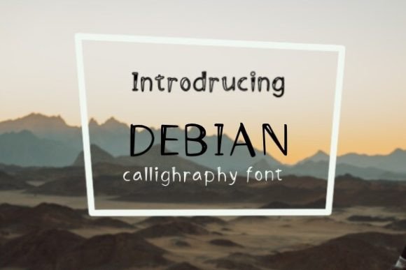 Debian: A Handwritten Font That Brings Lightness to Branding