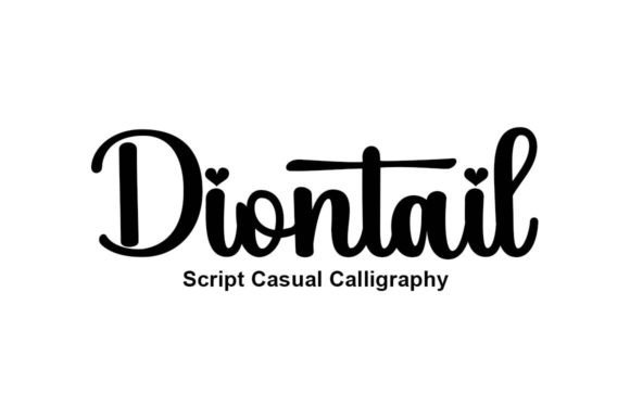 Diontail: A Timeless Handwritten Font for Crafters and Makers