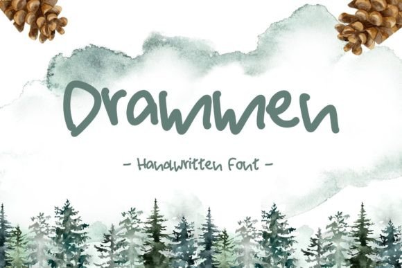 Drammen Font: The Handwritten Script for Crafty Creations and Commercial Charm