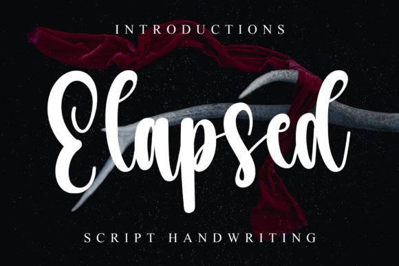 Elapsed: A Delicate Handwritten Font for Elegant Branding