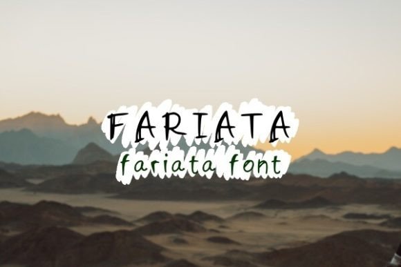Fariata: A Playful Handwritten Font for Crafters and Makers