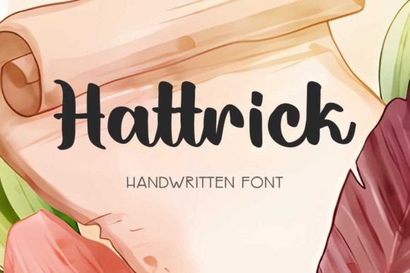 Hattrick: A Bold Handwritten Font for Modern Branding Projects