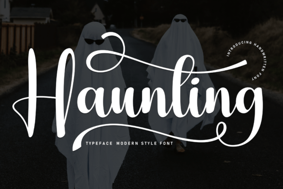 Haunting: A Handwritten Font That Brings Warmth to Branding