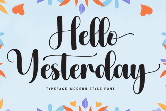 Hello Yesterday: A Handwritten Font for Warm Digital Experiences