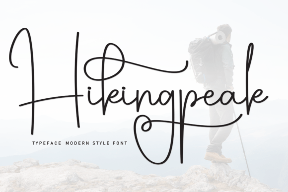 Hikingpeak: A Timeless Handwritten Font for Scroll-Stopping Brand Content