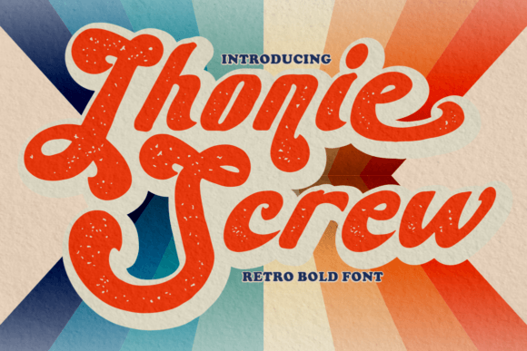 Jhonie Screw: A Bold Retro Font for Dynamic Web Design