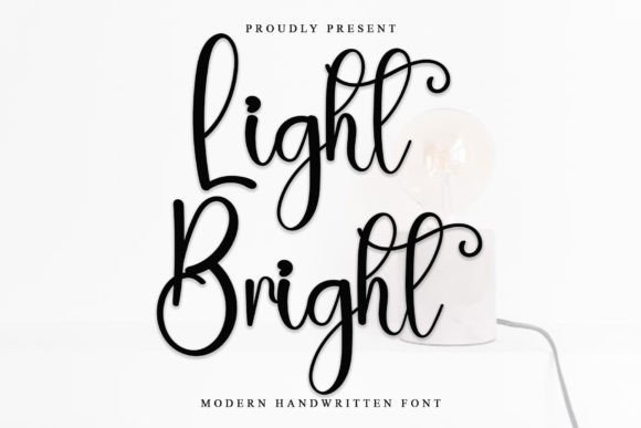 Light Bright: A Handwritten Font That Elevates Your Handmade Brand