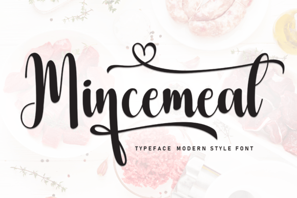 Mincemeat: A Sweet Handwritten Font for Crafty Creations