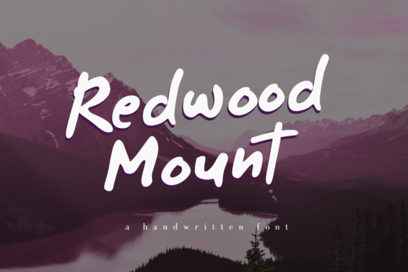 Redwood Mount: A Handwritten Script Font for Modern Web Design