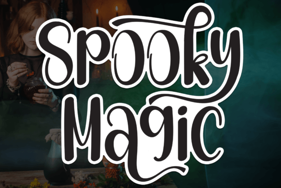 Spooky Magic: A Modern Handwritten Font for Crafters and Makers