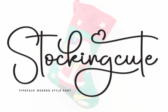 Stockingcute: A Timeless Handwritten Font for Crafters and Product Designers