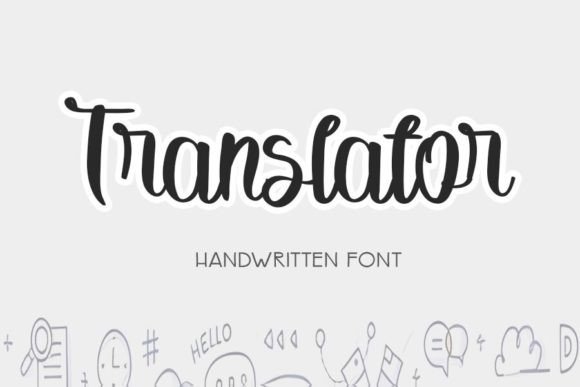 Translator Font: A Web Designer’s Choice for Modern Handwritten Typography