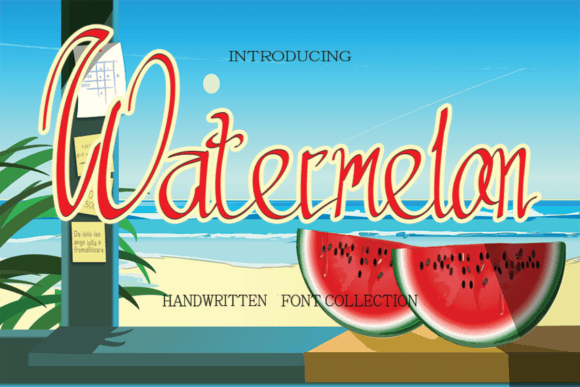 Watermeon: A Juicy Script Font for Handmade Labels, Invitations & More