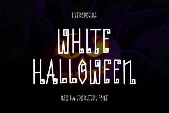 White Halloween Font: Spooky Elegance for Seasonal Campaigns