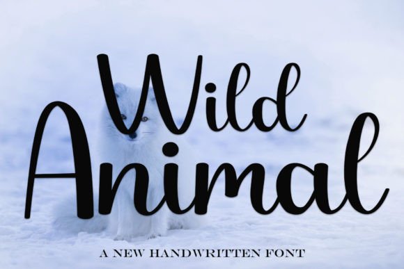 Wild Animal: A Handwritten Font That Brings Elegance to Branding Projects