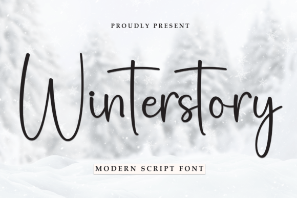 Winterstory: A Handwritten Font for Editorial Design and Digital Publishing